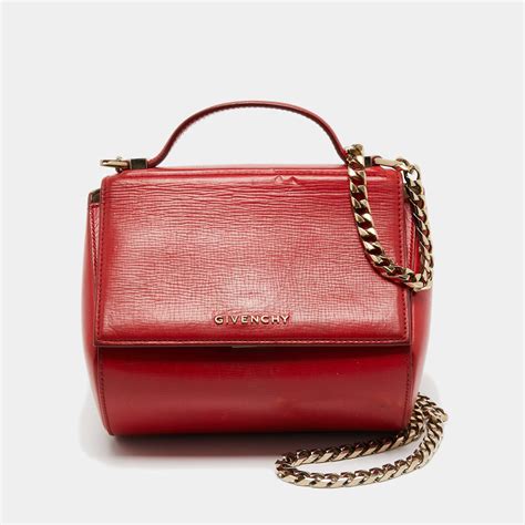 givenchy pandora dark red|Givenchy Pandora handbags sale.